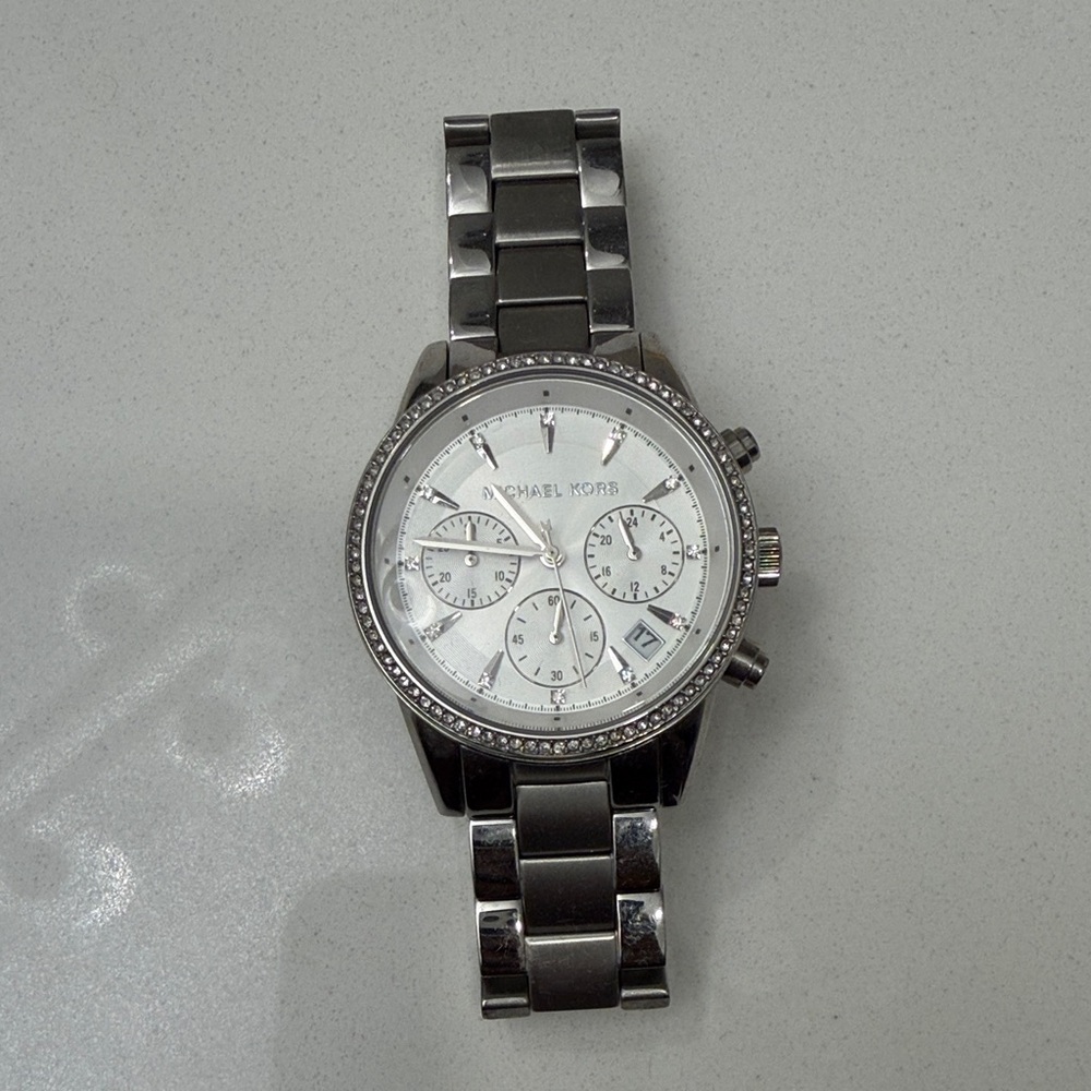 Michael Kors Silver Chronograph Men's Watch